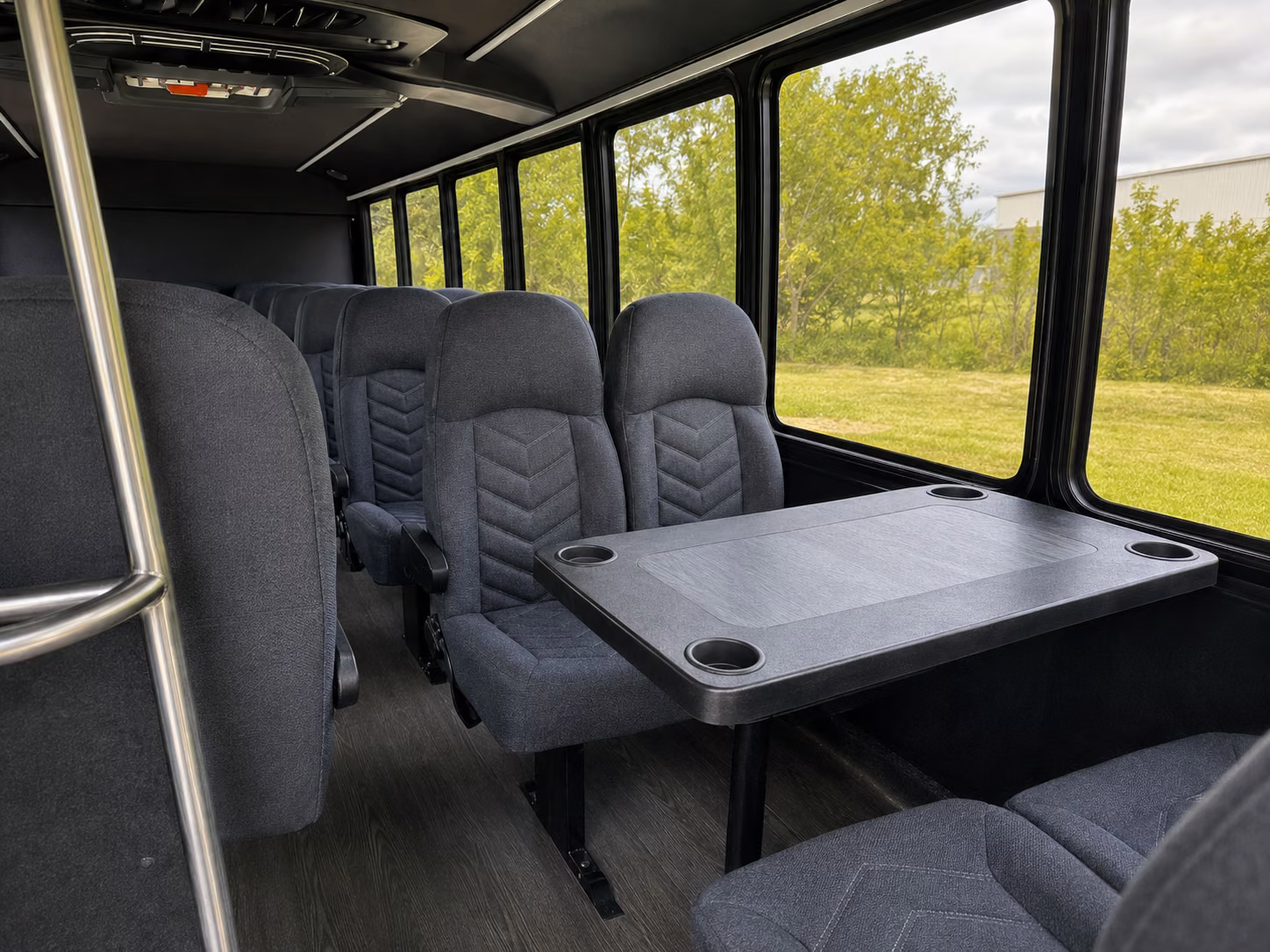 18 passenger minibus interior