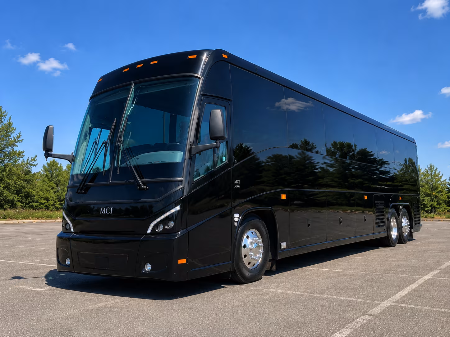 charter bus rentals for detroit metro airport military government transfers