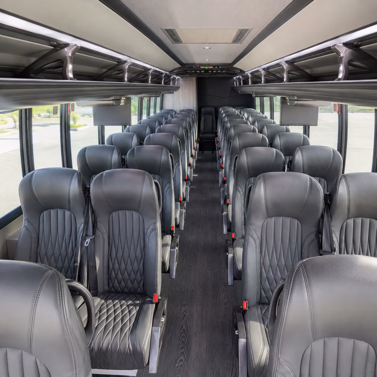 pontiac 35 passenger minibus interior