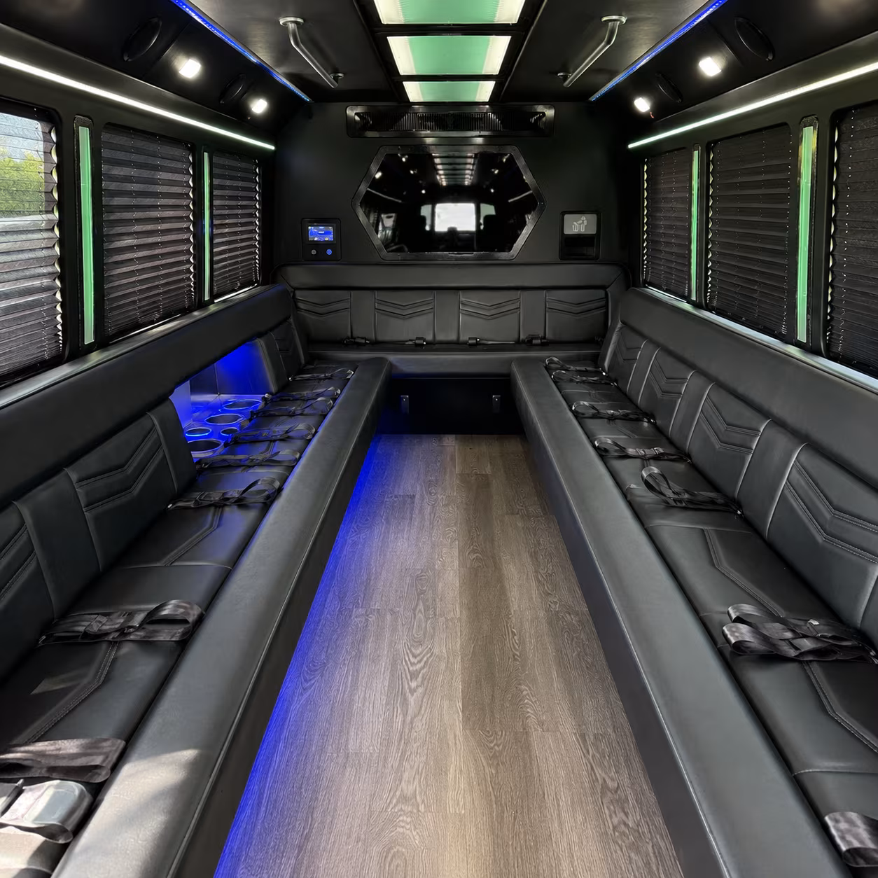 pontiac nights out party bus rental