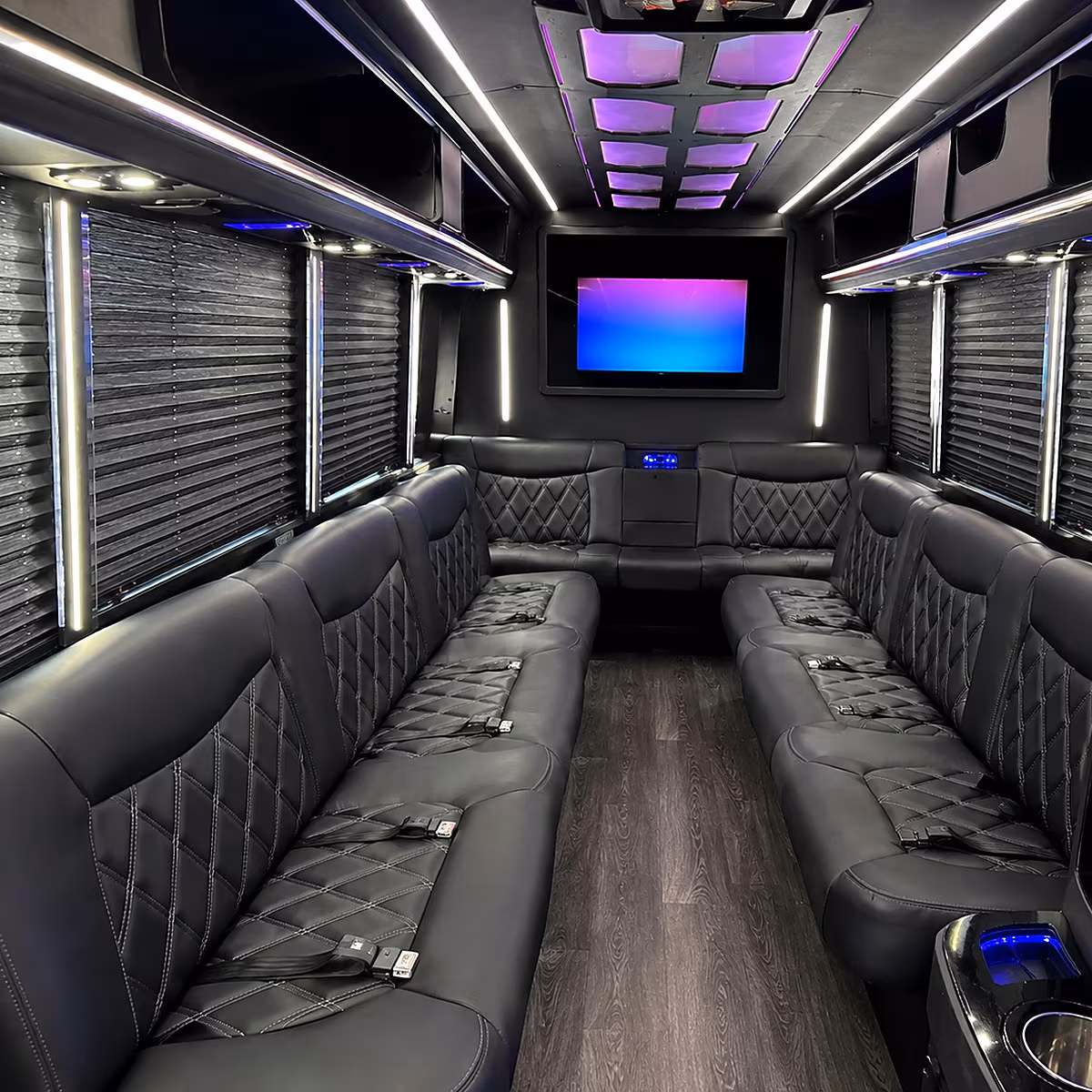 pontiac party bus interior