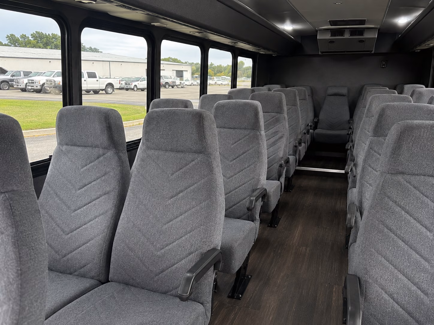 pontiac sporting event transportation onboard seating