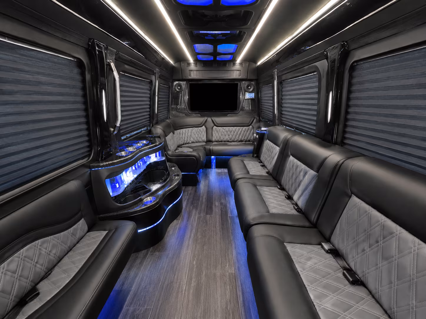 pontiac sprinter limousine inside