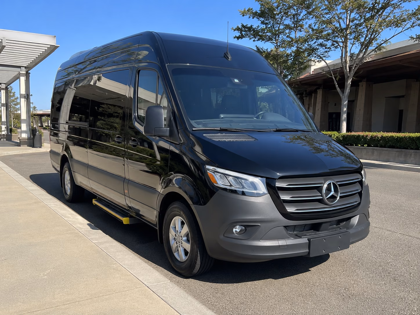 pontiac sprinter van with driver